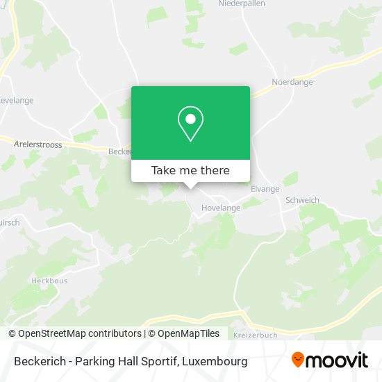 Beckerich - Parking Hall Sportif map