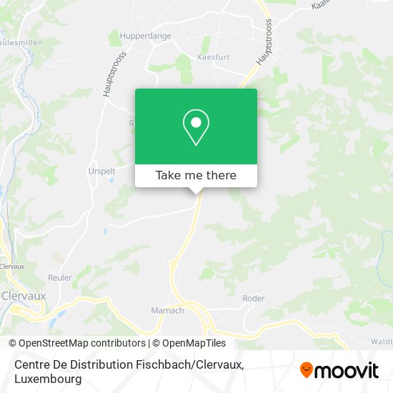 Centre De Distribution Fischbach / Clervaux map