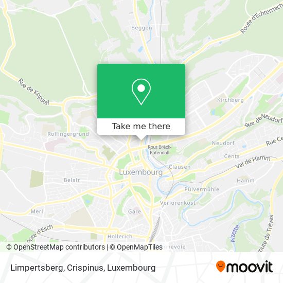 Limpertsberg, Crispinus Karte