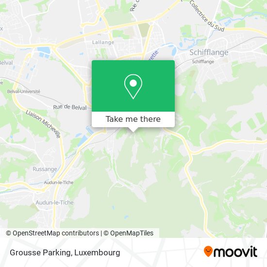 Grousse Parking map
