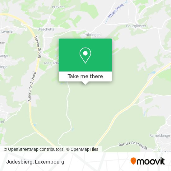 Judesbierg map