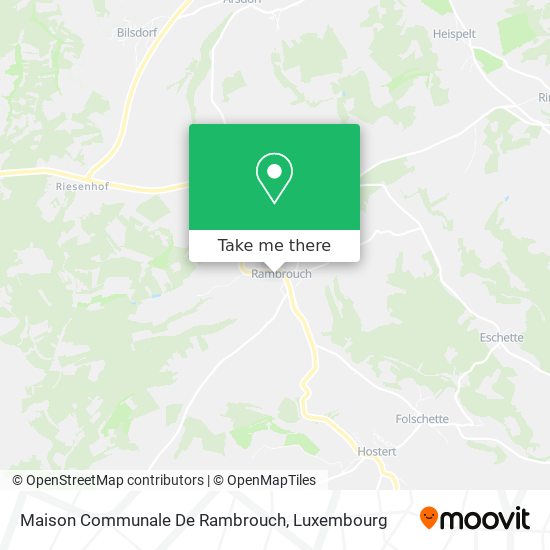 Maison Communale De Rambrouch map