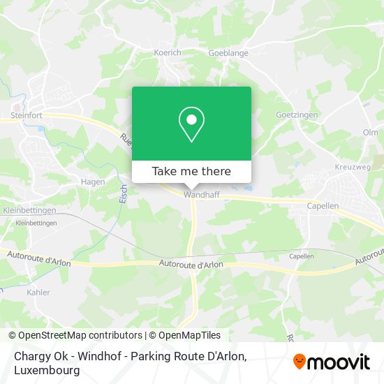 Chargy Ok - Windhof - Parking Route D'Arlon map