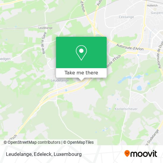 Leudelange, Edeleck map
