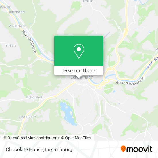 Chocolate House map