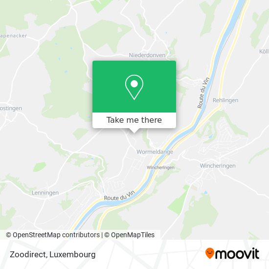 Zoodirect map