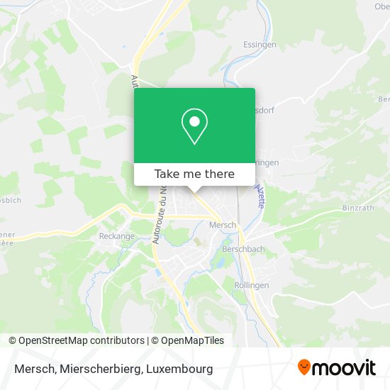 Mersch, Mierscherbierg map