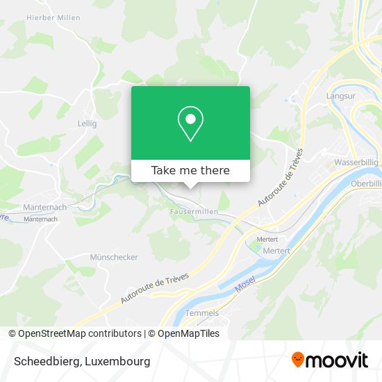 Scheedbierg map