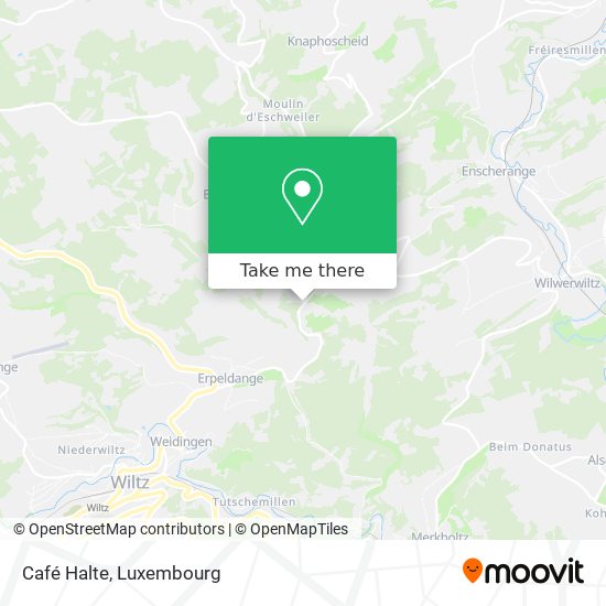 Café Halte map