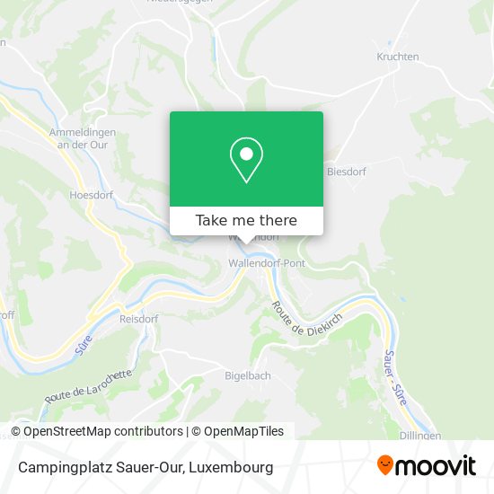 Campingplatz Sauer-Our map
