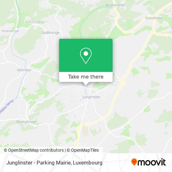 Junglinster - Parking Mairie map