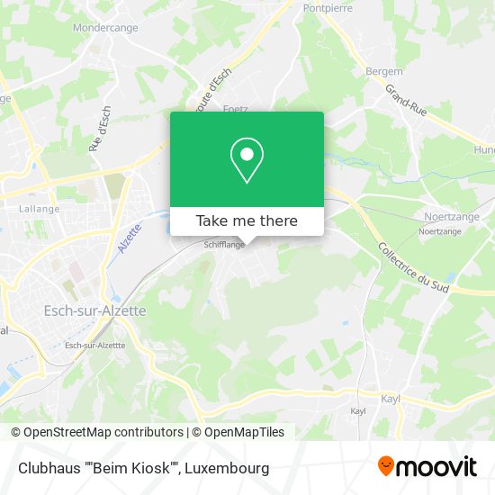 Clubhaus ""Beim Kiosk"" map