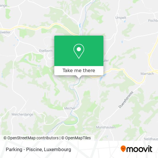Parking - Piscine map
