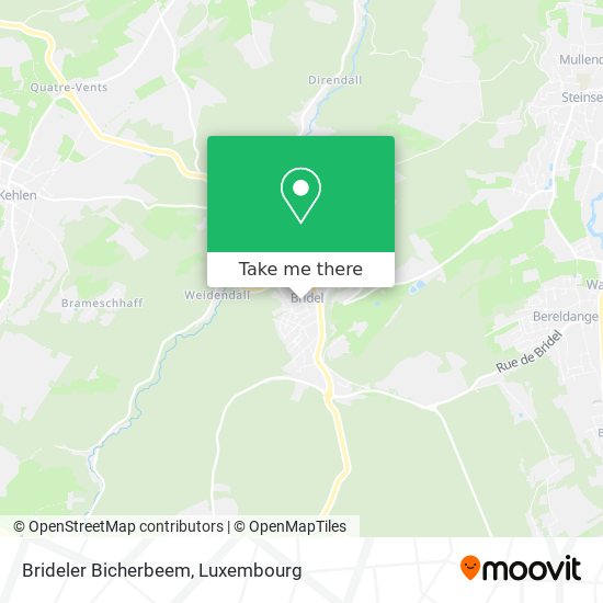 Brideler Bicherbeem map