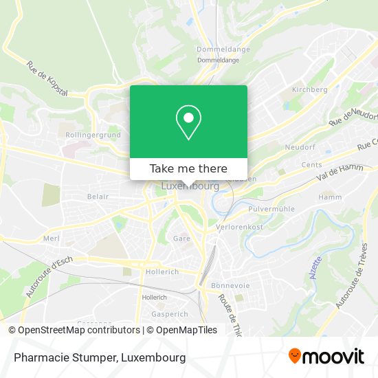 Pharmacie Stumper map