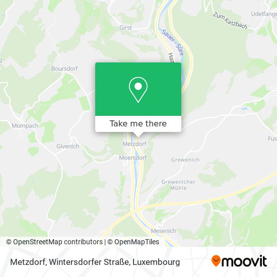 Metzdorf, Wintersdorfer Straße Karte