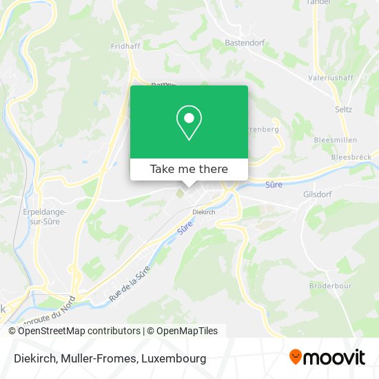 Diekirch, Muller-Fromes map