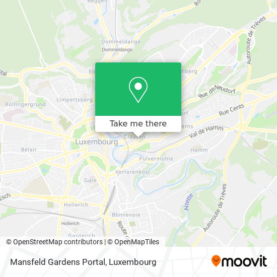 Mansfeld Gardens Portal Karte