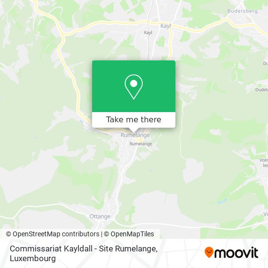 Commissariat Kayldall - Site Rumelange map