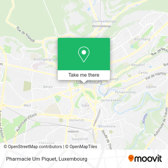 Pharmacie Um Piquet map