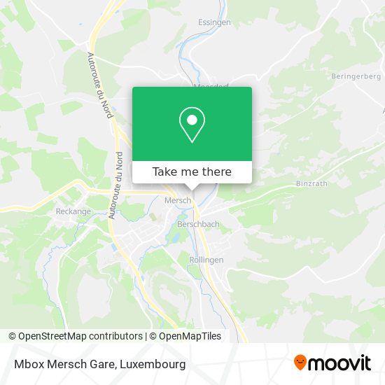 Mbox Mersch Gare map