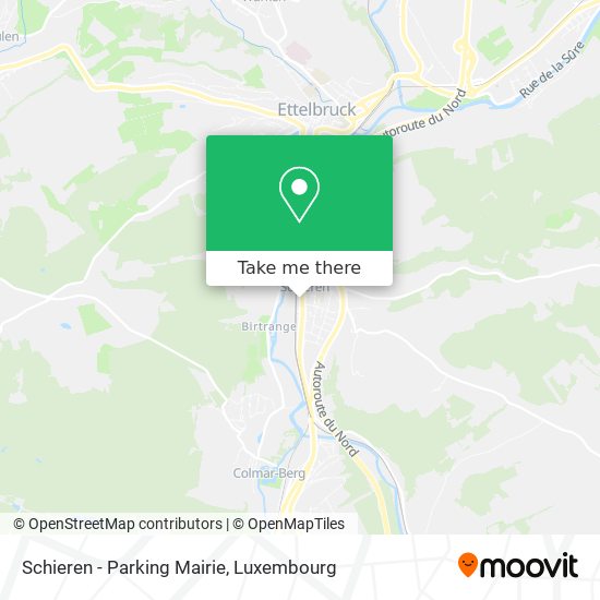 Schieren - Parking Mairie map