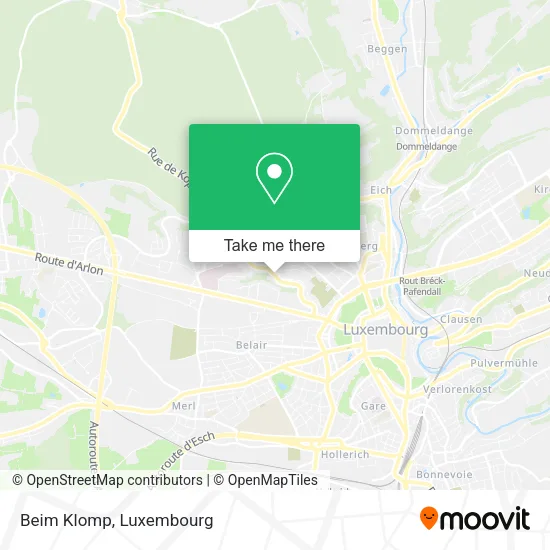 Beim Klomp map