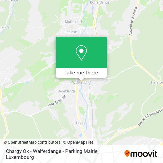 Chargy Ok - Walferdange - Parking Mairie Karte