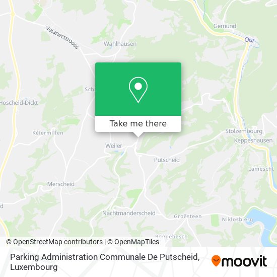 Parking Administration Communale De Putscheid map