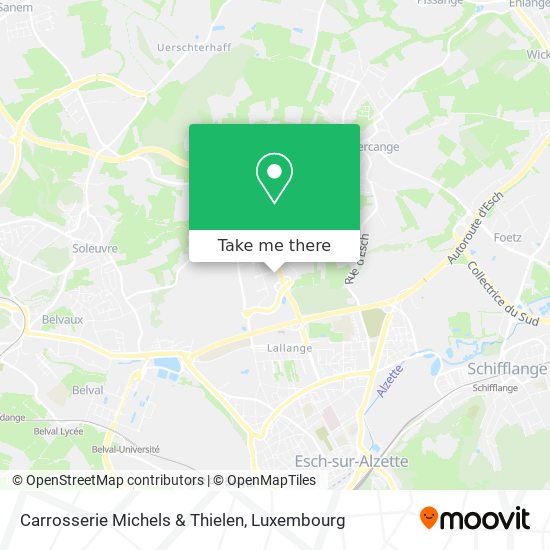 Carrosserie Michels & Thielen map