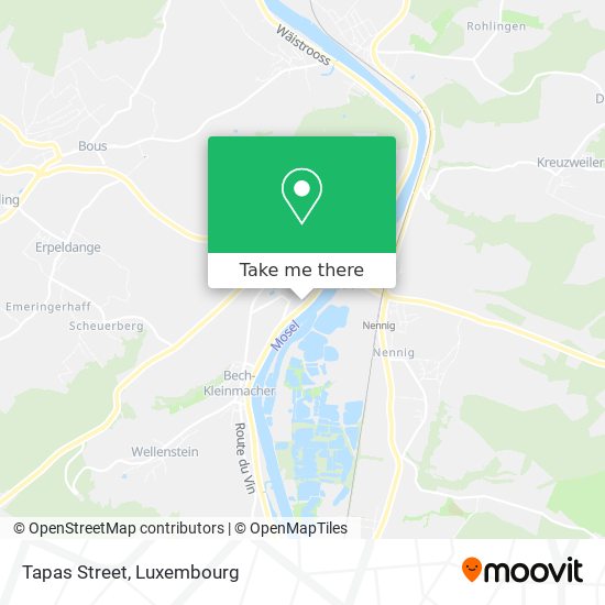 Tapas Street map
