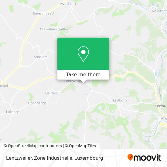 Lentzweiler, Zone Industrielle map