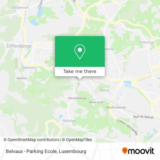 Belvaux - Parking Ecole map