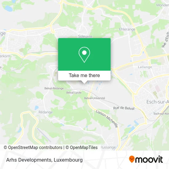 Arhs Developments map