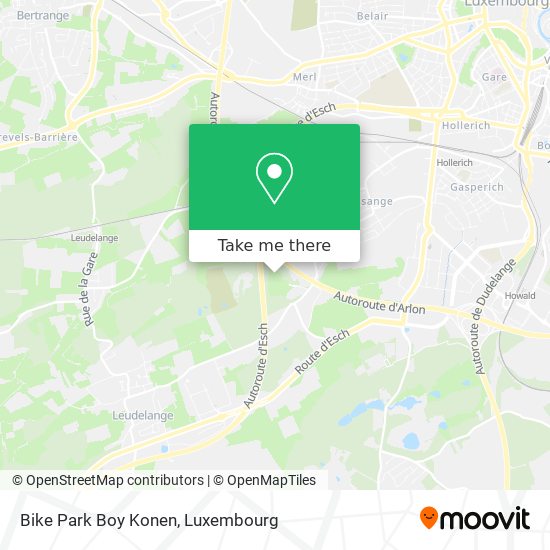 Bike Park Boy Konen map