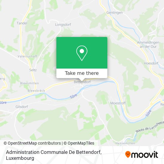 Administration Communale De Bettendorf Karte