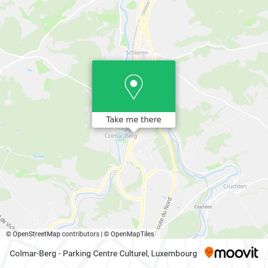 Colmar-Berg - Parking Centre Culturel Karte