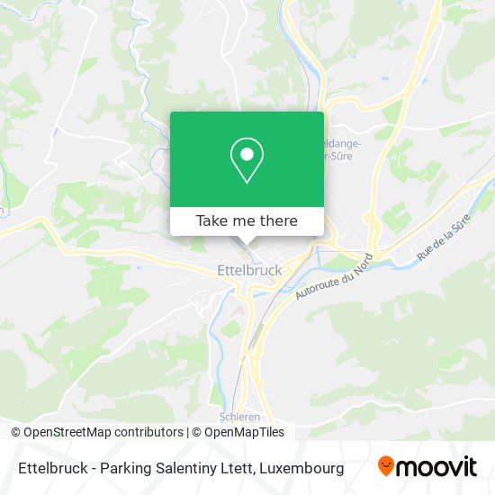 Ettelbruck - Parking Salentiny Ltett Karte