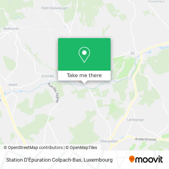 Station D'Épuration Colpach-Bas map