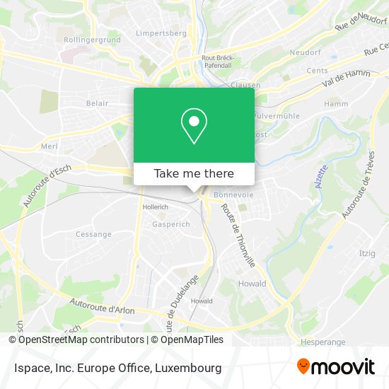 Ispace, Inc. Europe Office map