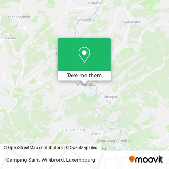 Camping Saint-Willibrord map