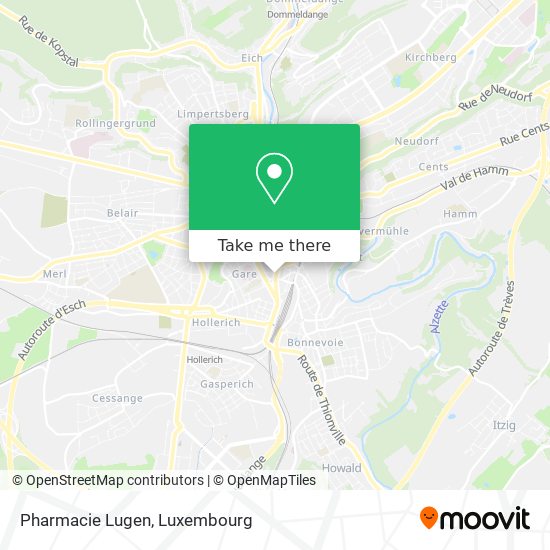 Pharmacie Lugen map