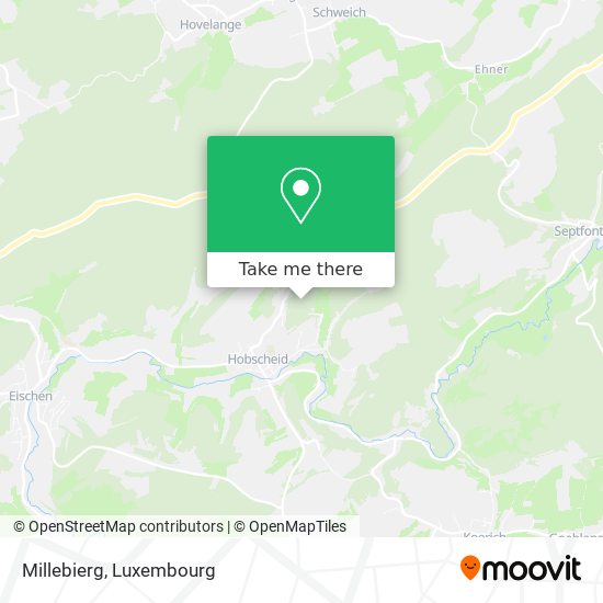 Millebierg map