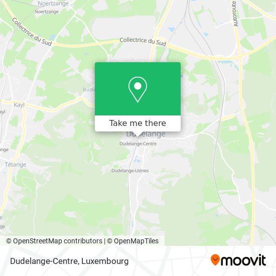 Dudelange-Centre map