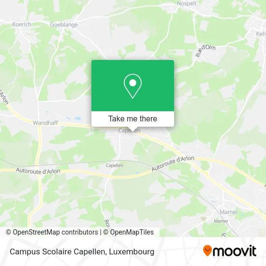 Campus Scolaire Capellen map