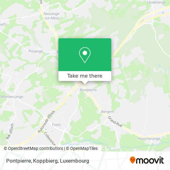 Pontpierre, Koppbierg map