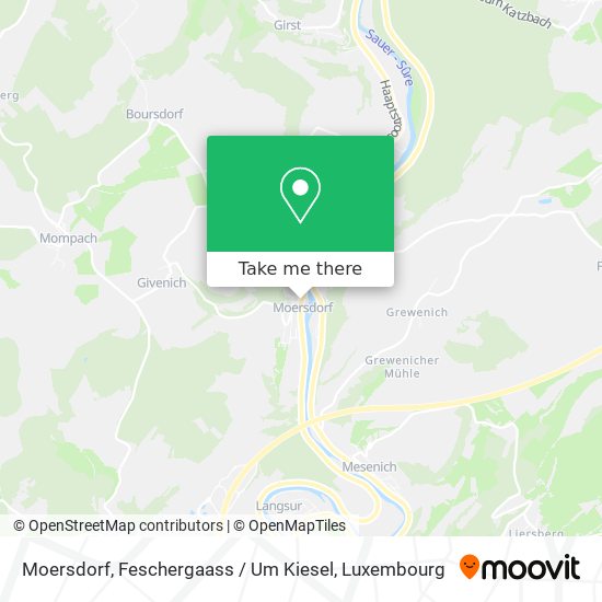 Moersdorf, Feschergaass / Um Kiesel map