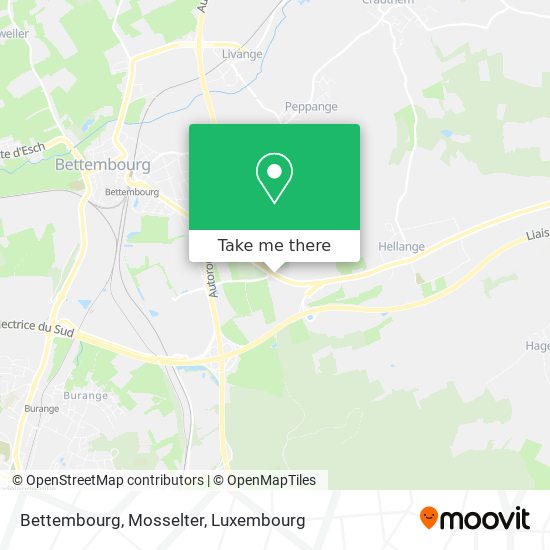Bettembourg, Mosselter Karte