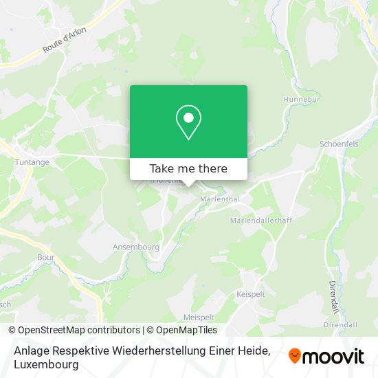 Anlage Respektive Wiederherstellung Einer Heide map