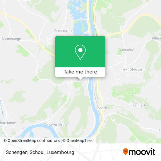 Schengen, Schoul map